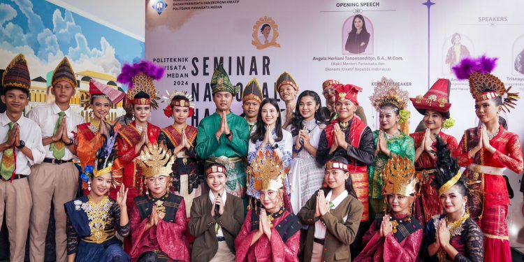 Hadiri Seminar Hari Kartini, Angela Dorong Parekraf Jadi Pelopor Kesetaraan Gender